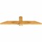 Ekena Millwork Eugene Rough Sawn Timber Gable Bracket, Western Red Cedar, 48"W x 12"H x 2"D x 4"F, 6/12 Pitch GBW048X12X0204EUG00RWR - alternate 3